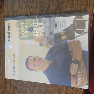 Four Total Gym DVD's new in plastic